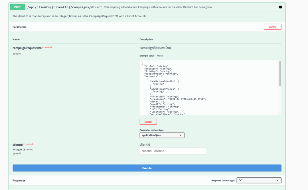 API Request API Request