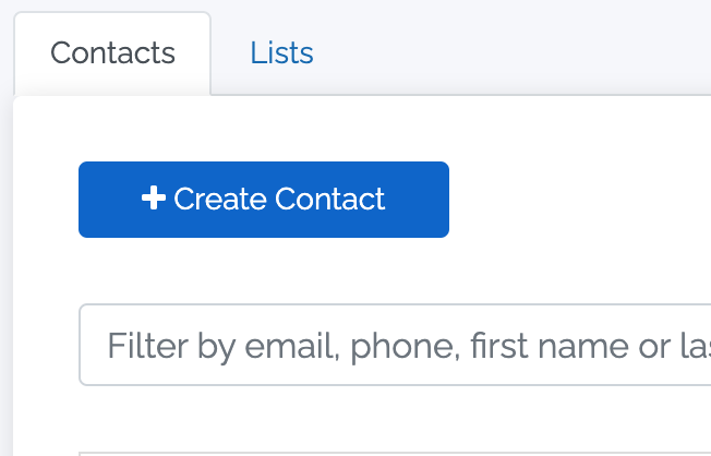 Create Contact Create Contact