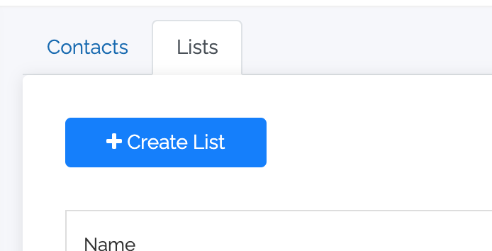 Create List Create List