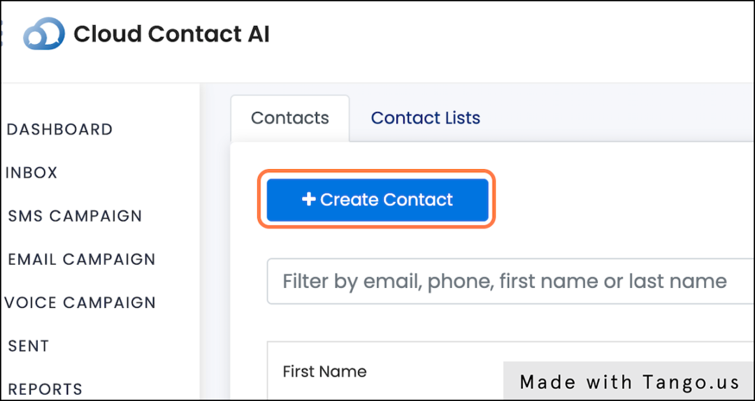 Manually Upload a Single Contact